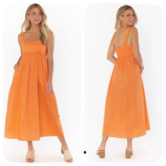 Show Me Your MuMu Fling Midi Dress XS - Picture 1 of 10